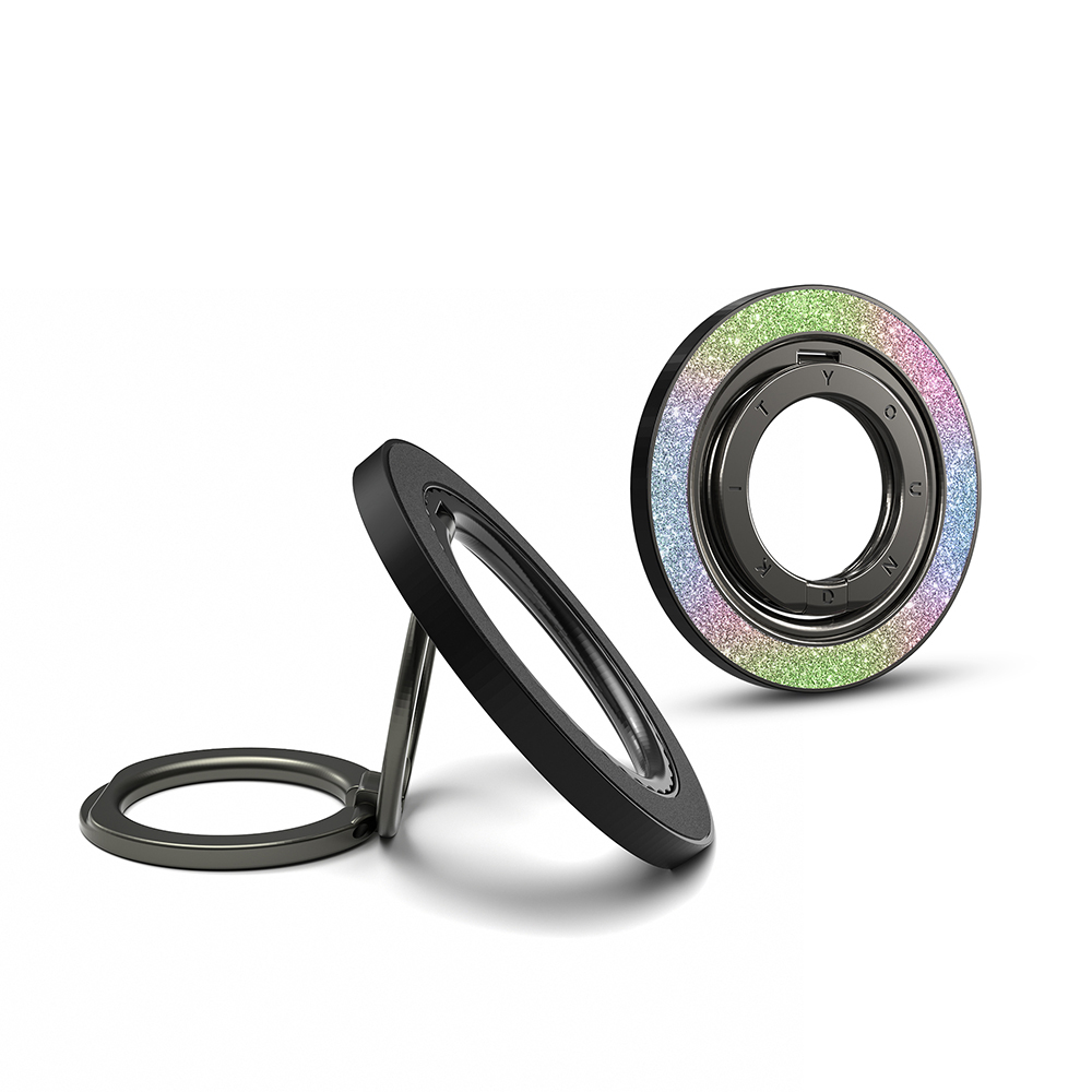 Youngkit Colorful Serisi Double Magnetik Ring Stand Telefon Tutucu - Colorful