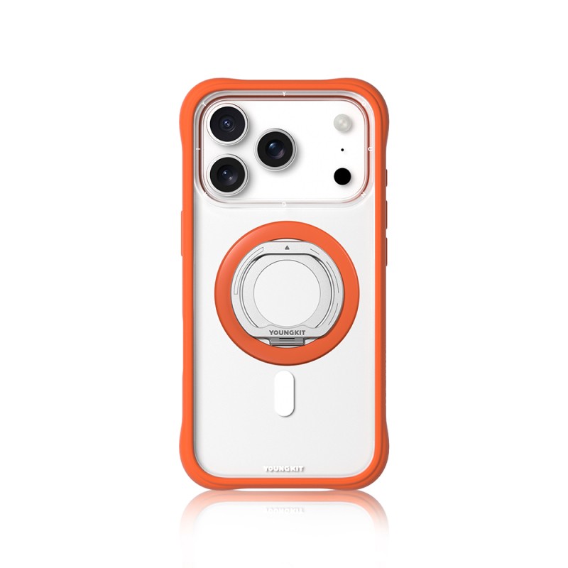 Youngkit Magnetic 360 Degree Rotating Dual Fold Rotating Series Finger Ring Stand - 8