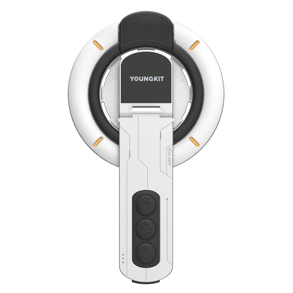 Youngkit Technology Serisi Telefon ve Tabletler için Magnetik Ring Stand - Beyaz