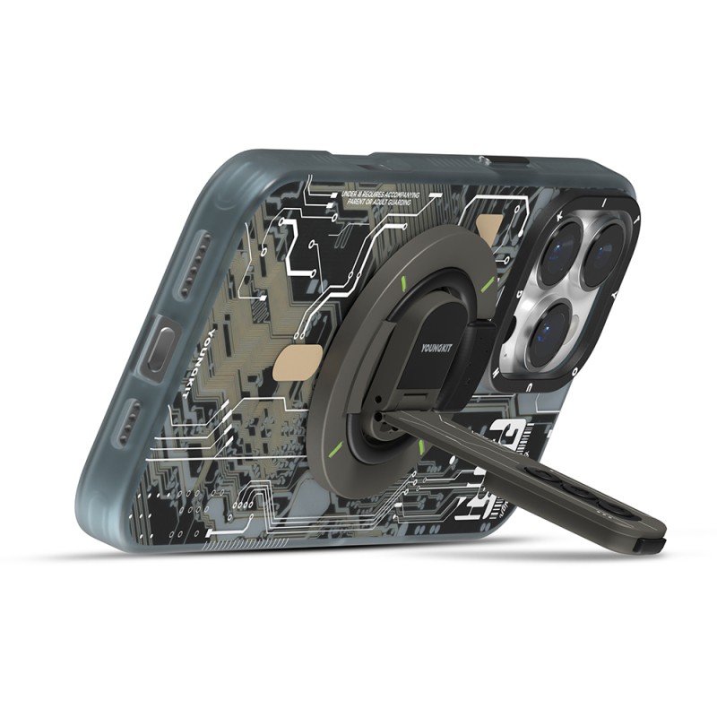 Youngkit Technology Serisi Telefon ve Tabletler için Magnetik Ring Stand - 14