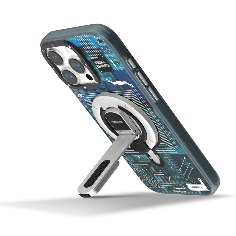 Youngkit Technology Serisi Telefon ve Tabletler için Magnetik Ring Stand - 15