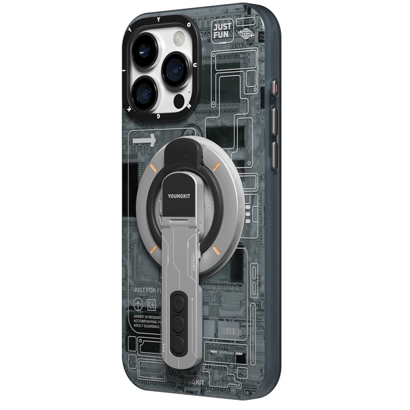 Youngkit Technology Serisi Telefon ve Tabletler için Magnetik Ring Stand - 17