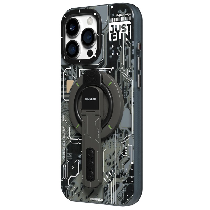 Youngkit Technology Serisi Telefon ve Tabletler için Magnetik Ring Stand - 18