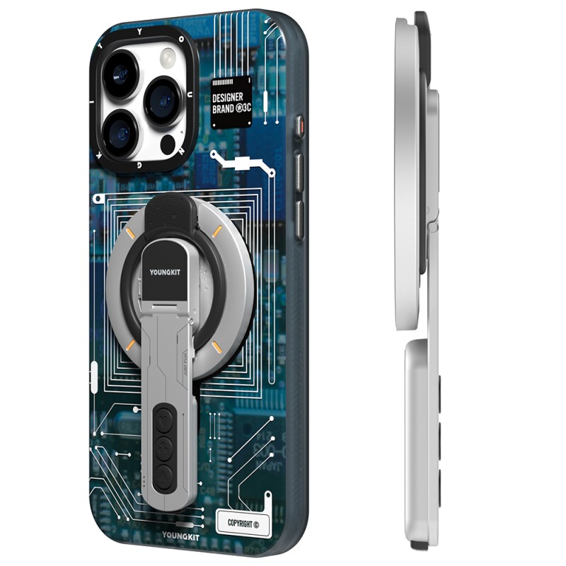 Youngkit Technology Serisi Telefon ve Tabletler için Magnetik Ring Stand - 20