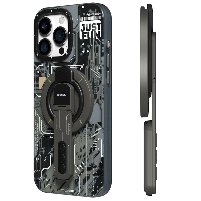 Youngkit Technology Serisi Telefon ve Tabletler için Magnetik Ring Stand - 22