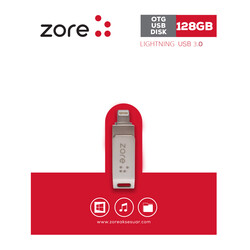 Zore 3.0 Lightning Metal OTG 128 GB - Zore