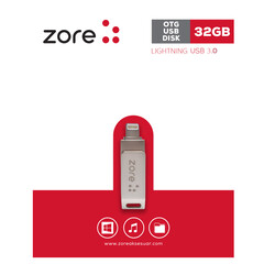 Zore 3.0 Lightning Metal OTG 32 GB - Zore