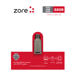 Zore 3.0 Type-C Metal OTG 32 GB - Thumbnail