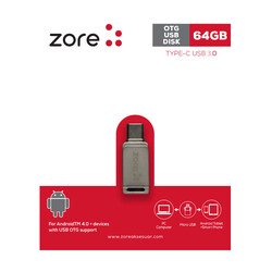 Zore 3.0 Type-C Metal OTG 64 GB - Zore