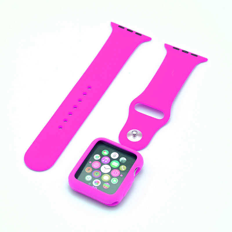 Apple Watch 38mm Zore 3 in 1 Klasik Kordon - Pembe