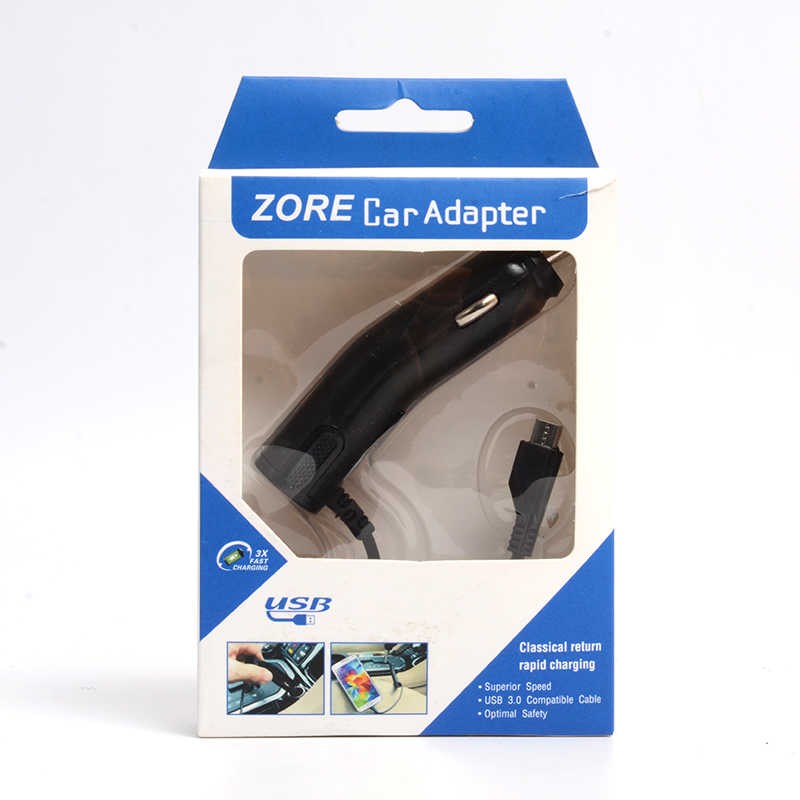 Zore 800 Mah Kablolu Araç Şarj Aleti - Siyah