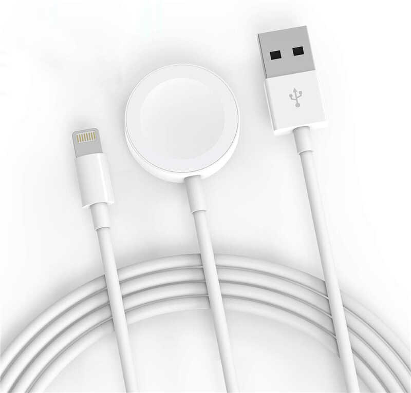 Zore Akıllı Saat Lightning-Wireless USB Şarj Kablosu 1.2M - Beyaz