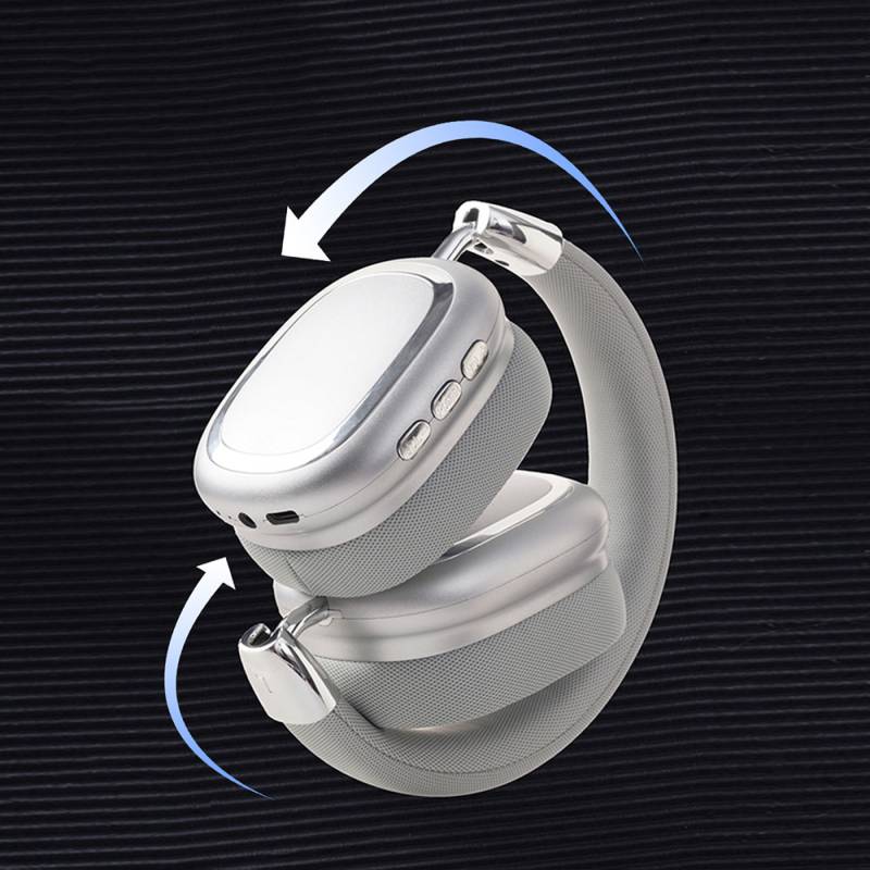 Zore B35 Ayarlanabilir ve Katlanabilir Kulak Üstü Bluetooth Kulaklık - 7