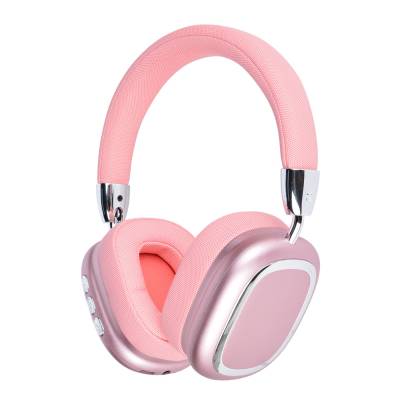 Zore B35 Ayarlanabilir ve Katlanabilir Kulak Üstü Bluetooth Kulaklık Kırmızı