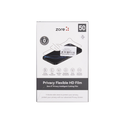 Zore Basic Model TPU Privacy Hayalet Ekran Koruyucu 196mm x 125mm 50 Adet - Zore