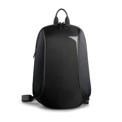 Zore Carbon Fiber Detailed 5 Compartment Snap Hook Sports Backpack - Zore