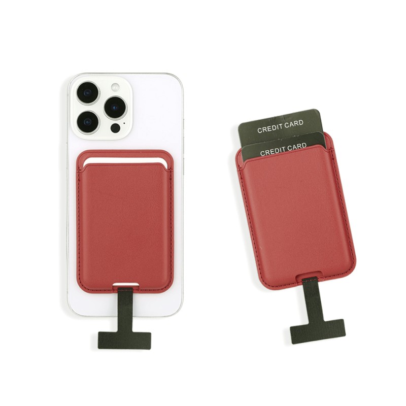 Zore CRD-09 Dahili Şarj Soket Aparatlı Magnetik PU Deri Kartlık - 15
