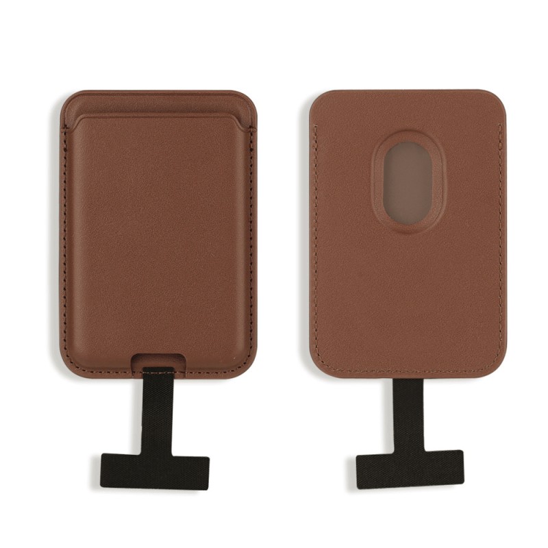 Zore CRD-09 Dahili Şarj Soket Aparatlı Magnetik PU Deri Kartlık - 6