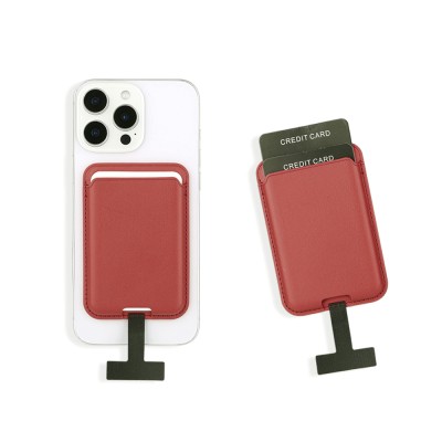 Zore CRD-09 Magnetic Internal Charging Socket Apparatus PU Leather Card Holder - 15