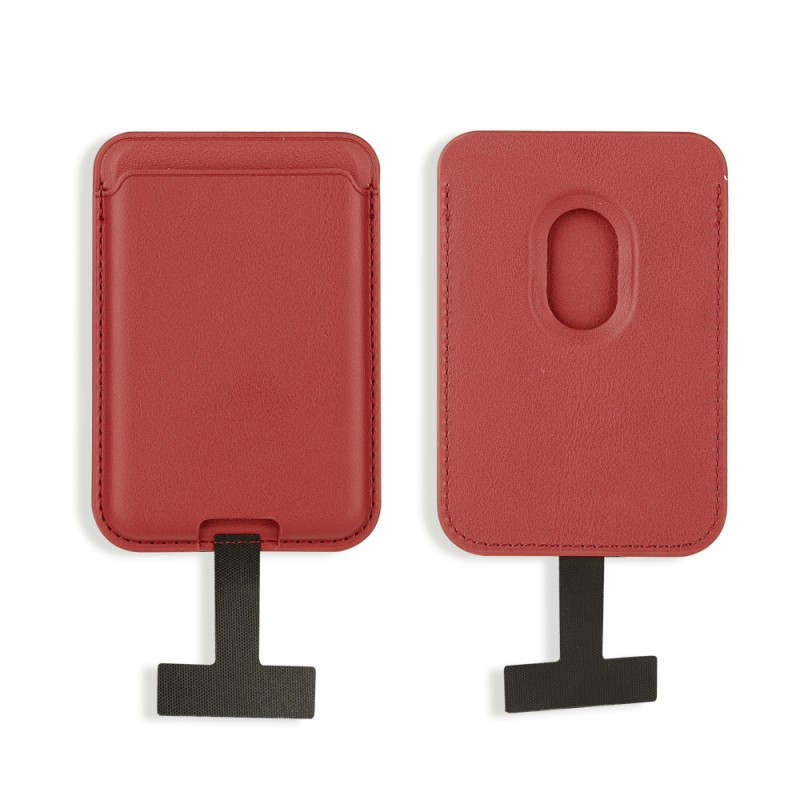 Zore CRD-09 Magnetic Internal Charging Socket Apparatus PU Leather Card Holder - 3