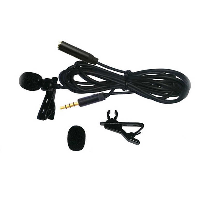 Zore DC-C5 Canlı Yayın Yaka Mikrofon - Siyah
