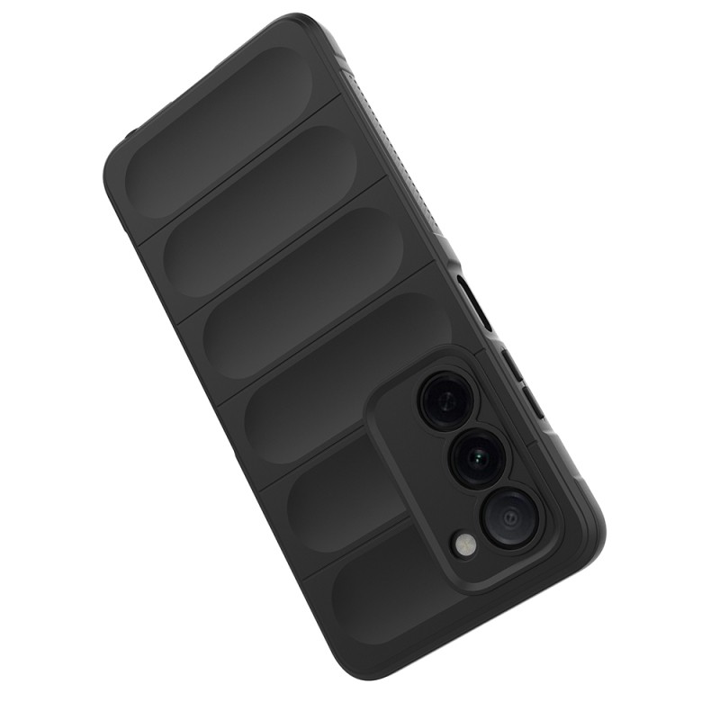 Zore Ethnic Silicone Case for Oppo A5, Flexible TPU with Hollow Back Design. - 11