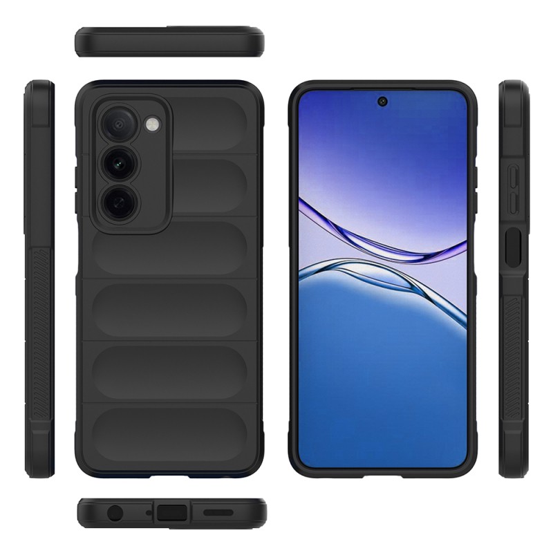 Zore Ethnic Silicone Case for Oppo A5, Flexible TPU with Hollow Back Design. - 13