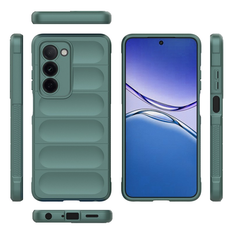 Zore Ethnic Silicone Case for Oppo A5, Flexible TPU with Hollow Back Design. - 16