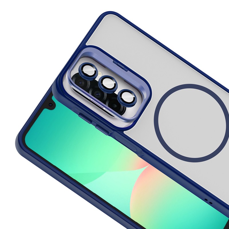 Zore Etro Case for Galaxy A17 with Stand and Free Camera Lens - 12