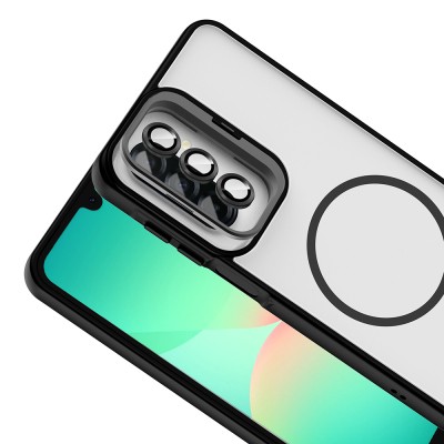 Zore Etro Case for Galaxy A17 with Stand and Free Camera Lens - 13