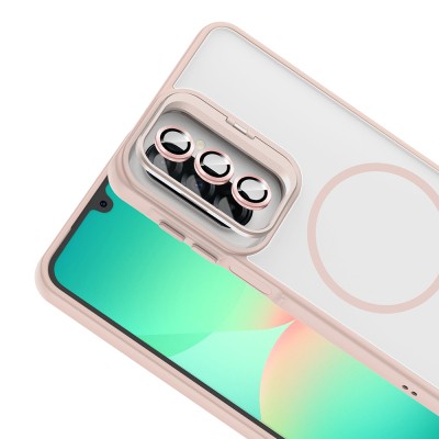 Zore Etro Case for Galaxy A17 with Stand and Free Camera Lens - 15