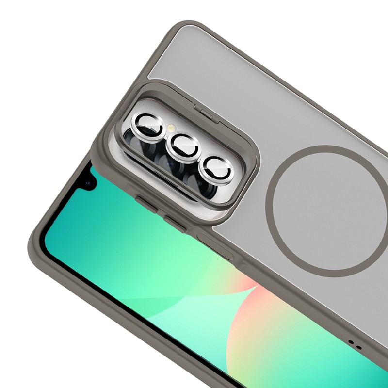 Zore Etro Case for Galaxy A17 with Stand and Free Camera Lens - 16
