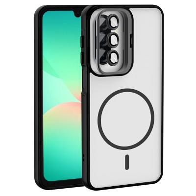 Zore Etro Case for Galaxy A17 with Stand and Free Camera Lens - 3
