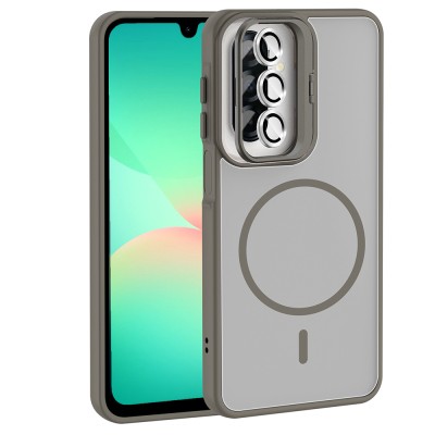 Zore Etro Case for Galaxy A17 with Stand and Free Camera Lens - 5