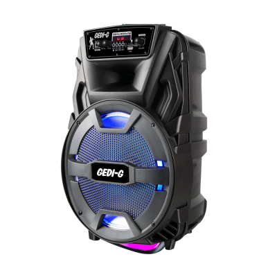 Zore GD-1235 Plus Mikrofonlu RGB TWS 12 inç Stereo Bass Kablosuz Karaoke Hoparlör - Zore