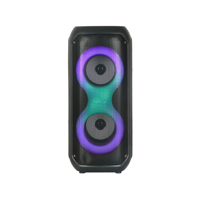Zore GD-2413 RGB TWS Dual 4 inch Stereo Bass Wireless Speaker with FM Radio - 5