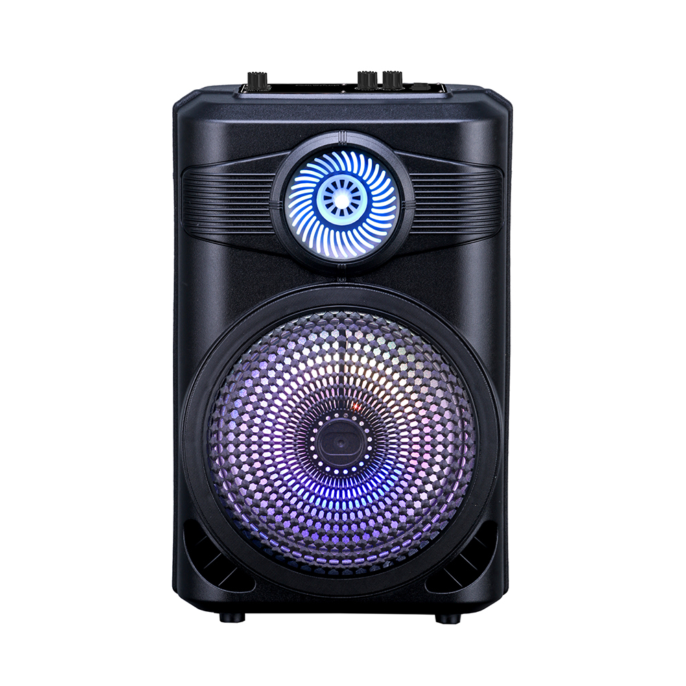 NXXA GD-904 Dijital LED Göstergeli FM Radyolu Mikrofonlu RGB TWS 8 inç Stereo Bass Kablosuz Karaoke