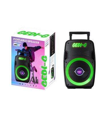 Zore GD-929 RGB TWS 8-inch Stereo Bass Wireless Karaoke Speaker with Microphone - 2