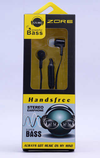 Zore GX-082 Mp3 Stereo Kulaklık - Siyah