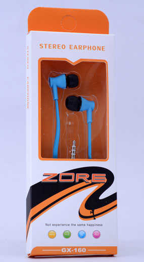 Zore GX-160 Stereo Kulaklık - Mavi
