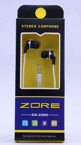 Zore GX-2202 Stereo Mp3 Kulaklık Uzun Kutulu - Beyaz