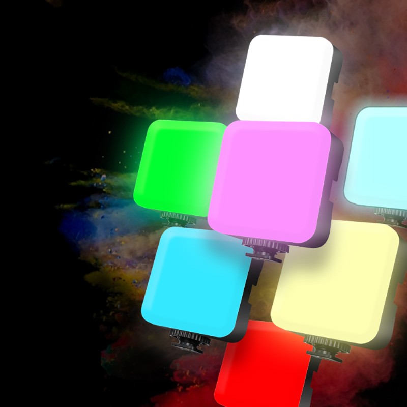Zore GZ49S RGB Light Phone Holder Ring Light - 9