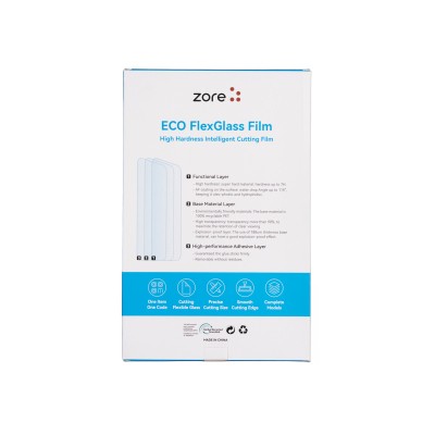 Zore High Hardness 7H Flexible Nano Glass Film 196mm x 125mm 10 Pieces - 3