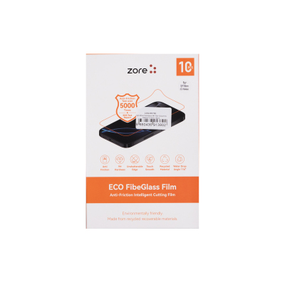 Zore High Wear Resistance 8H Fibe Glass Film 196mm x 125mm 10 Adet - Zore