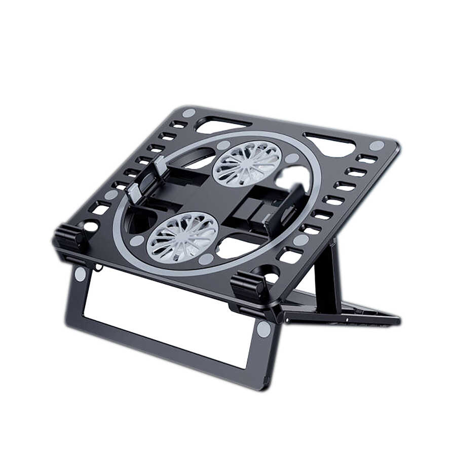 Zore HZ-01 Soğutucu Fanlı Laptop Standı - Siyah