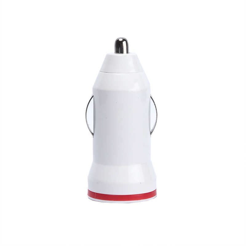 Zore Kırmızı Çizgili 800 Mah Araç Şarjı - Beyaz