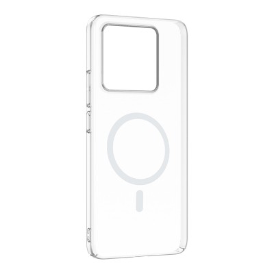 Zore London Transparent Hard PC Case with Camera Protection and M-Safe Charging Feature for Xiaomi 14T - 3