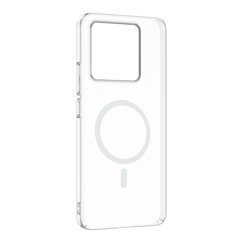 Zore London Transparent Hard PC Case with Camera Protection and M-Safe Charging Feature for Xiaomi 14T - 3