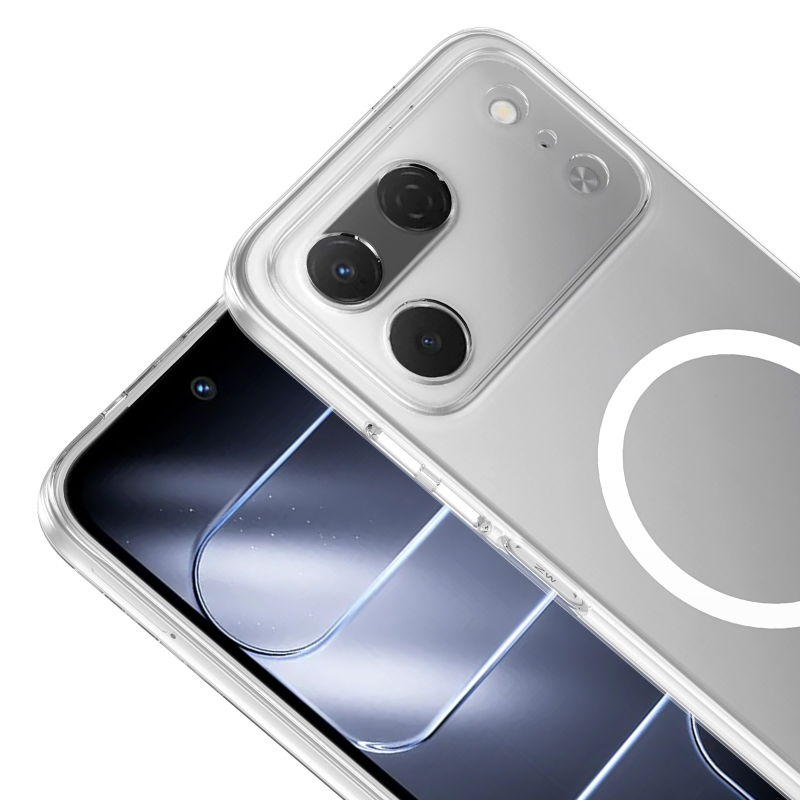 Zore London Transparent Hard PC Case with Camera Protection and M-Safe Charging for Tecno Spark 50 Pro - 3