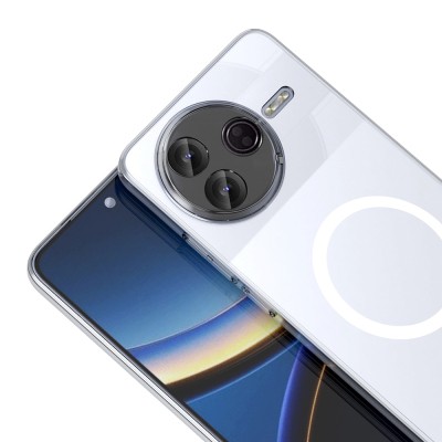 Zore London Transparent Hard PC Case with Camera Protection and M-Safe Charging for Xiaomi Poco F7 Pro - 4